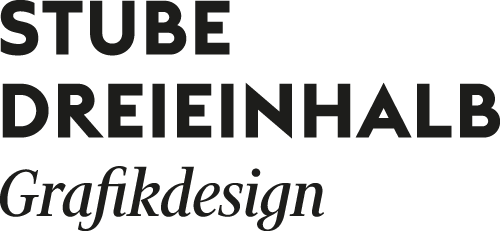 Stube Dreieinhalb Grafikdesign